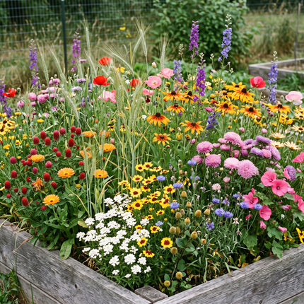 Mélange de fleurs pour buffet de bourdons