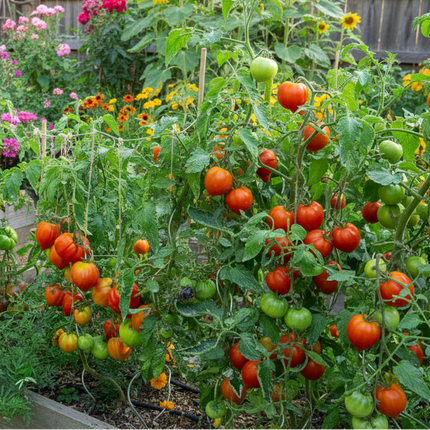 Tomate, steak de bœuf gros