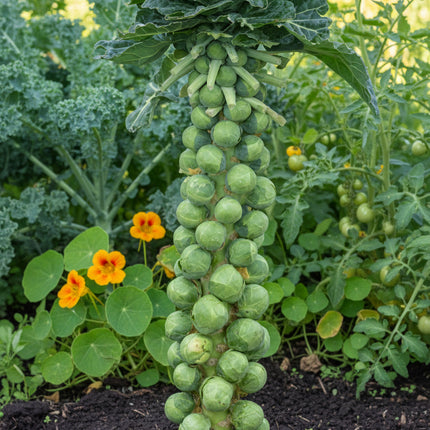 Brussels Sprouts Long Island Seeds – Heirloom Compact & Frost-Sweetened Classic