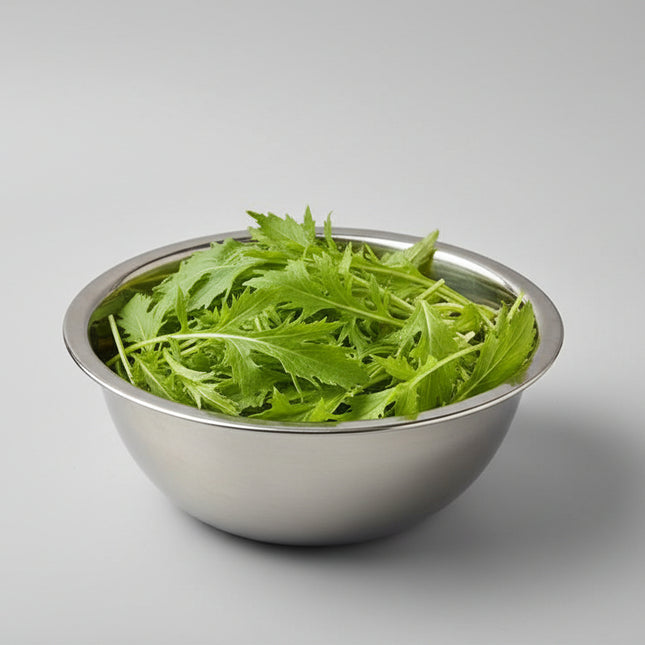 Mustard Mizuna Seeds – Heirloom Japanese Mustard Greens Classic