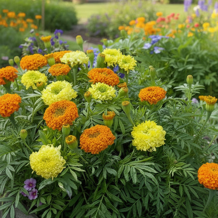 Marigold Spinning Wheels Seeds – Heirloom African Favorite