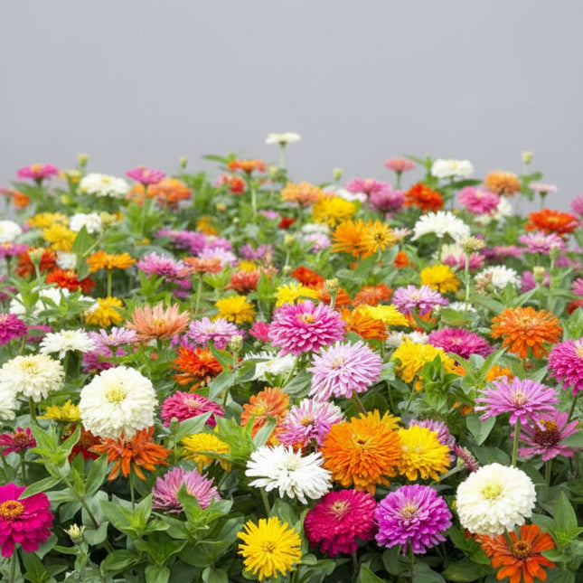 Zinnia Takii's Choice Seeds – Premium Florist-Grade Cut-Flower Mix