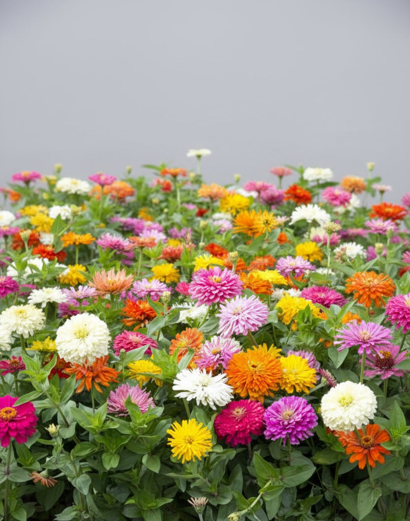 Zinnia Takii's Choice Seeds – Premium Florist-Grade Cut-Flower Mix